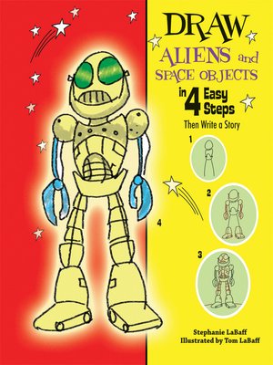 cover image of Draw Aliens and Space Objects in 4 Easy Steps